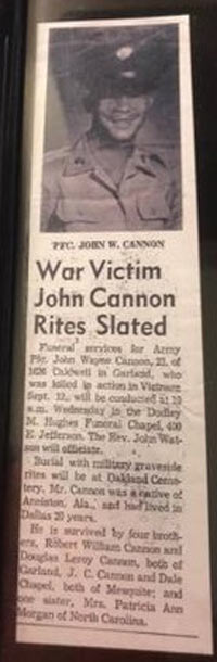 John W Cannon