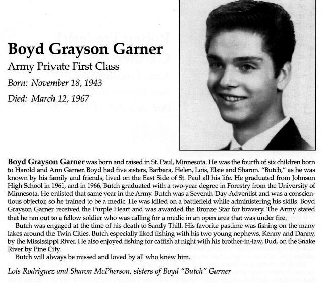 Boyd G Garner