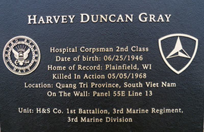 Harvey D Gray