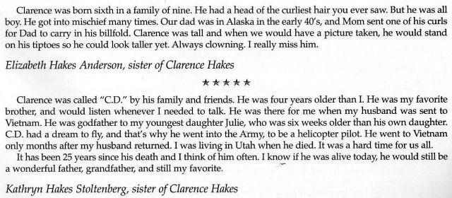 Clarence D Hakes