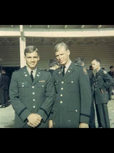 Tom King, on left
