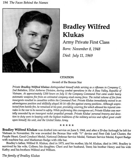 Bradley W Klukas