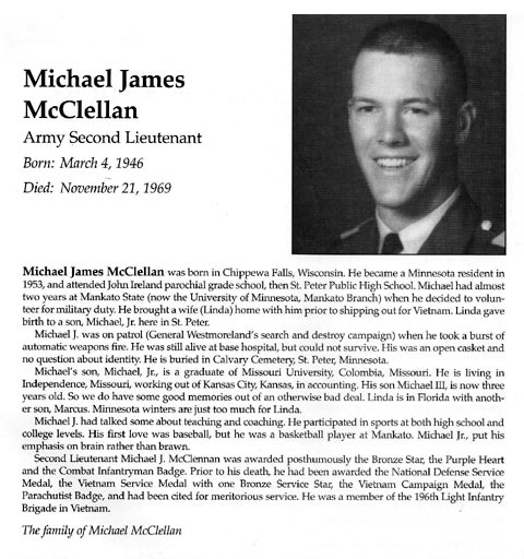 Michael J Mc Clellan