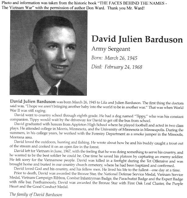 David J Barduson
