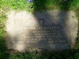 Wayne F Bolton