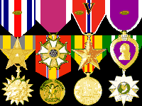Silver Star (2 awards), Legion of Merit, Bronze Star 