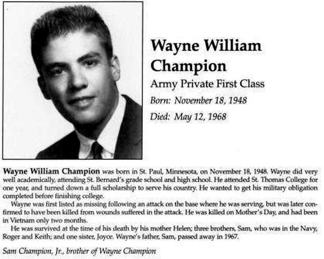 Wayne W Champion