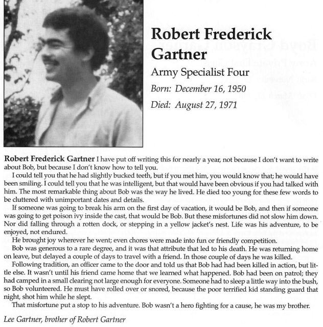 Robert F Gartner
