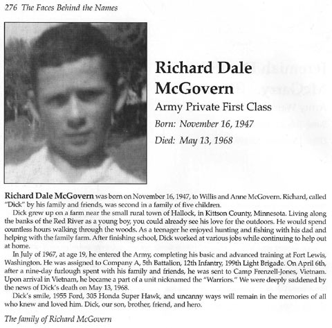 Richard D Mc Govern