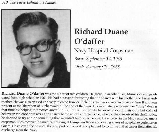 Richard D O'Daffer