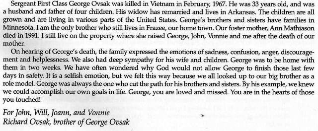 George W Ovsak