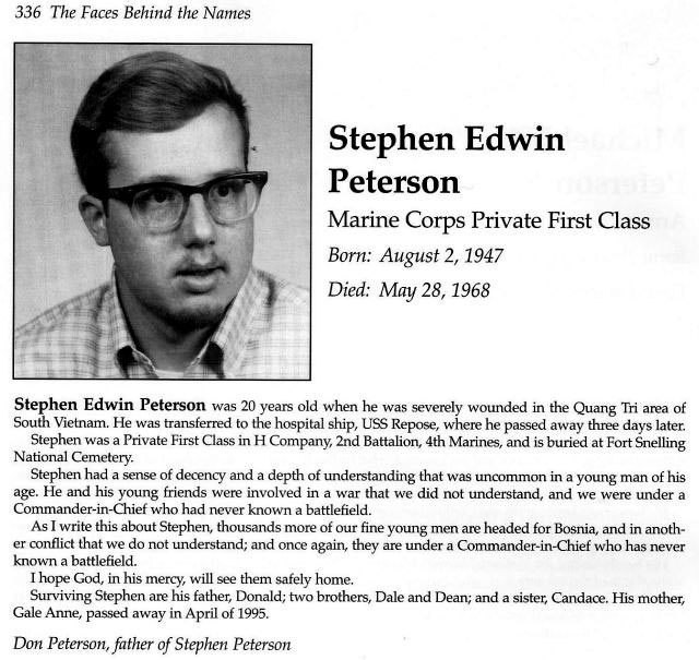 Stephen E Peterson