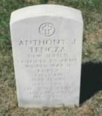 Tencza's headstone, Arlington