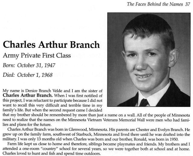 Charles A Branch