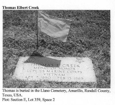 Thomas E Creek